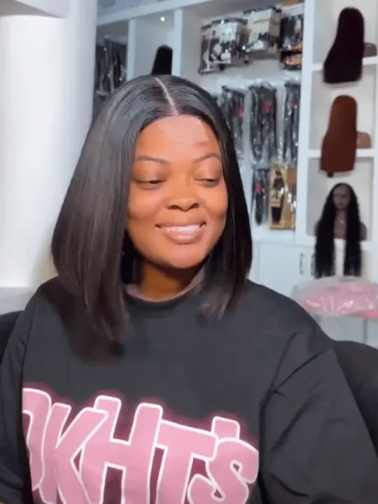 BOGO Double Drawn Blunt Cut 2x6 Lace Glueless Straight Hair Bob Wigs