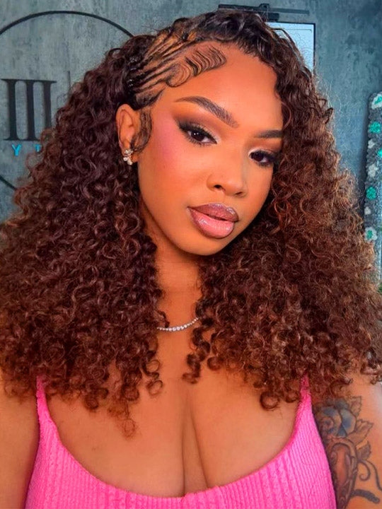[3 In 1 Half Wig] 
