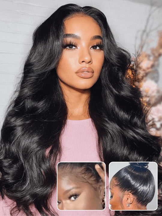 Kisslove Hair Body Wave Invisi-Drawstring 360 Lace Wig Pre Everything Glueless Lace Frontal Wigs - KissLove Hair