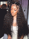 Kisslove Invisi-Drawstring Cap 360 Lace Wig Deep Wave Glueless Human Hair Wigs - Kisslove Hair