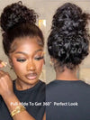 Kisslove Invisi-Drawstring Deep Wave 360 Lace Wig Pre Everything Deep Curly Hair Glueless Wigs - Kisslove Hair