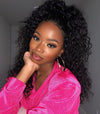 Kisslove Invisi-Drawstring Deep Wave 360 Lace Wig Pre Everything Deep Curly Hair Glueless Wigs - Kisslove Hair