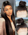Kisslove Beginner Friendly Snug Fit 360 Lace Frontal Wig Bone Straight Hair Wigs With Invisi-Drawstring - Kisslove Hair