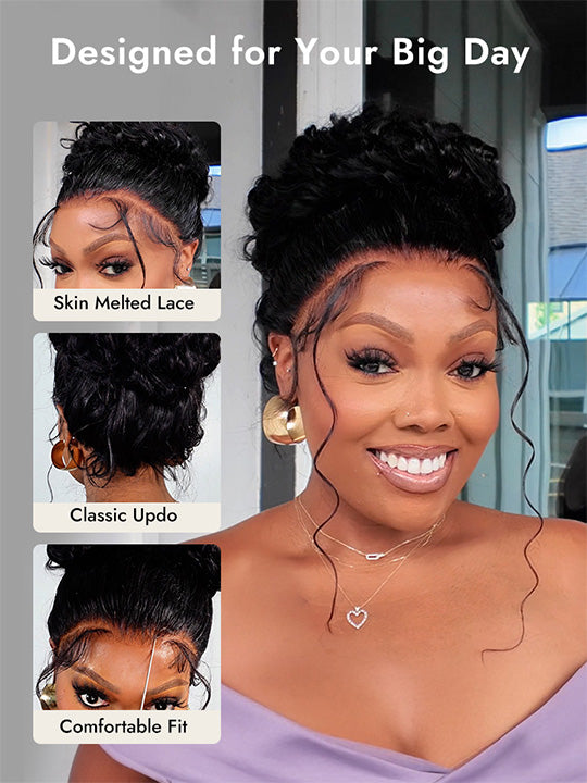 Kisslove Hair Body Wave Invisi-Drawstring 360 Lace Wig Pre Everything Glueless Lace Frontal Wigs - KissLove Hair