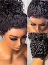 KissloveHair Kinky Curly Snug Fit 360 Lace Wig Kinky Edge Glueless Wig with Invisi Drawstring - KissLove Hair