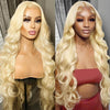 5*5 6*6 HD Lace Wigs 613 Blonde Hair 3D Body Wave Brazilian Virgin Human Hair Wigs - Kisslove Hair
