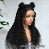 5x5 HD Lace Front Braided Wigs Deep Wave 14A Virgin Human Hair