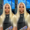 5*5 6*6 HD Lace Wigs 613 Blonde Hair Straight Brazilian Virgin Human Hair Wigs - Kisslove Hair