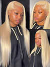 613 Blonde 13x6 Lace Frontal Wig Glueless Bone Straight / 3D Body Wave / Deep Wave Pull Go Drawstring Wig - KissLove Hair