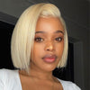 613 Honey Blonde Bob Wig 13x4 HD Transparent Lace Front Human Hair Wigs - KissLove Hair