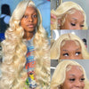 613 Honey Blonde Hair 13x4 HD Lace Front Human Hair Wigs 3D Body Wave - KissLove Hair