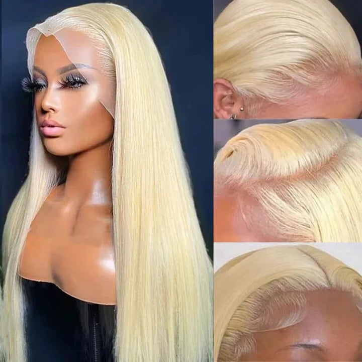 BOGO Honey Blonde Hair 5x5 13x4 13x6 HD Lace Front Human Hair Wigs 180% Density