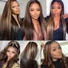 [Wear & Go] Air Cap Wig Highlight Hair Glueless 5x5 Lace Wig 14A Virgin Human Hair