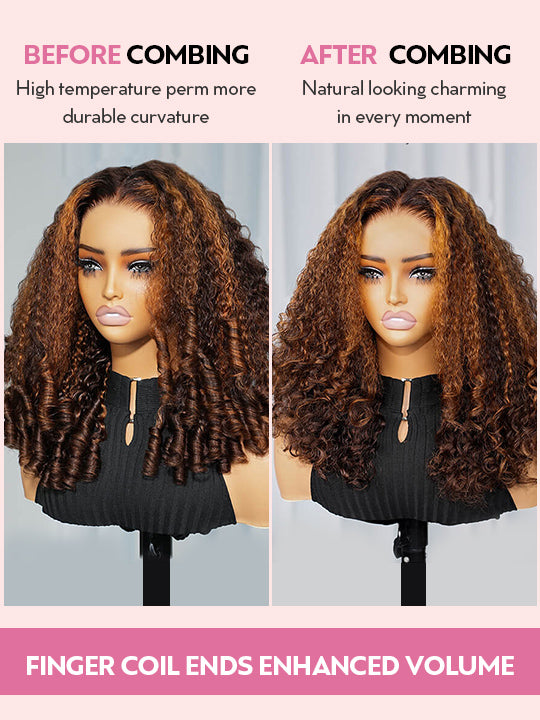 Kisslove Hair Burmese Curly 360 Lace Wig Pre Everything Invisi Drawstring Colored Human Hair Wigs