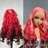 Barbie Pink Ombre Wig 3D Body Wave 13x4 HD Lace Human Hair Wigs - KissLove Hair