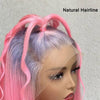 Ombre Silver Pink Bob Wig 13x4 HD Lace Wigs Human Hair Bob Wigs