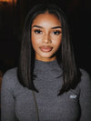 250% Density 13x4 Lace Frontal Bob Wig Pre Plucked Straight Bob Wigs for Black Women - Kisslove Hair