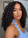 Kisslove Hair Burmese Curly 360 Lace Wig Pre Everything Invisi Drawstring Colored Human Hair Wigs