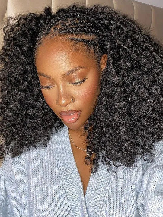 Kisslove Hair Water Wave Miracle Knots Crochet Hair 100% Human Hair Extensions for Braids - KissLove Hair