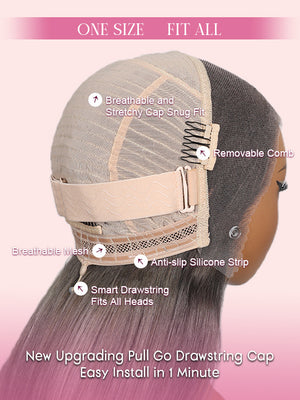 Ombre Ash Blonde Body Wave Wig Blonde Hair With Brown Roots Transparent Full Lace Frontal Wigs - KissLove Hair
