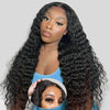 kisslove hair deep wave wear go glueless lace wig human hair