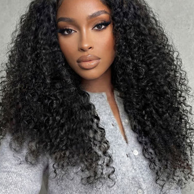 Deep Wave 13x6 Lace Front Wig Pre Plucked Ear to Ear Lace Frontal Human Hair Wigs - KissLove Hair