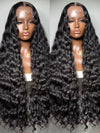 250% Density Double Drawn Loose Deep Wave Wig Pre Plucked Full Ends Glueless Human Hair Wigs