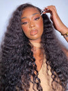 250% Density Double Drawn Loose Deep Wave Wig Pre Plucked Full Ends Glueless Human Hair Wigs