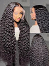 Double Drawn Water Wave Wig High Density Parting Max Full Lace Frontal Human Hair Wigs