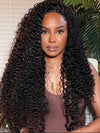 Double Drawn Water Wave Wig High Density Parting Max Full Lace Frontal Human Hair Wigs