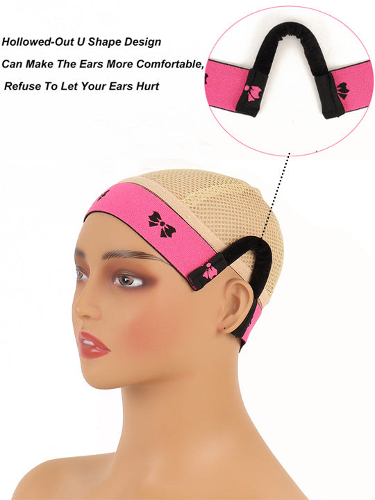 Kisslove Hair Elastic Headband with Ear Loops And Velcro