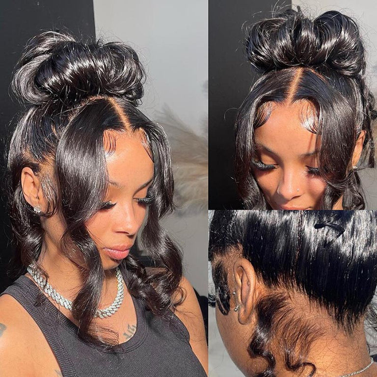 [Flash Deal] Pre-Everything 360 Lace Wig 3D Body Wave / Water Wave / Kinky Straight 100% Human Hair