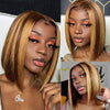 Wear & Go Highlights Bob Wig 4x4 5x5 4x6 13x4 Lace Wigs Straight Human Hair