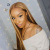 [Wear & Go] Air Wig Highlight P4/27 13x4 Lace Wigs 14A Straight Virgin Hair