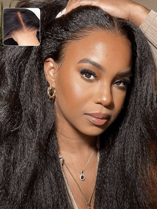 [Clearance] 6x4.5 Pre-Cut Lace & 6x6 T Part/13x4 Lace Front Human Hair Affordable Natural Look Wigs