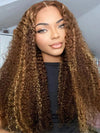 [Wear & Go] Pre-everything Glueless Highlight Kinky Curly 6x4.5/10x6 Lace Front Wigs