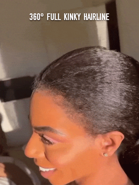 [360 Lace Only] 360° Full Kinky Hairline Customazition Service -Kisslove Hair - KissLove Hair
