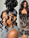 Full Lace Wig Body Wave Brazilian Human Hair Wigs Pre Plucked Real Scalp Invisi-Drawstring Cap - KissLove Hair