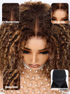 Highlight Wig Deep Wave Full 13x6 Lace Frontal Virgin Human Hair Wigs - KissLove Hair