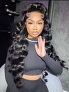 BOGO Invisi-Drawstring 360 Lace Wig Glueless Pre Everything Body Wave 360 Lace Wigs