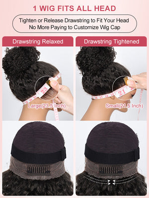 Deep Wave Ginger Orange 360 Lace Frontal Wig Pre Plucked Human Hair Wigs - Kisslove Hair