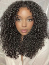 [4C Wig] Kinky Edge Kinky Curly/Kinky Straight Hair 6x4.5 Lace Front Wig Pre Everything Glueless Lace Wig