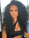 [4C Wig] Kinky Edges Hairline 13x4 13x6 HD Lace Front Wigs Water Wave Long Wigs - KissLove Hair