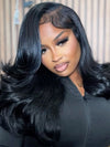 Pre Styled Efortless Chic Layer 13X6 Full Lace Frontal Wig High Density Peacock Curls Glueless Ready to Wear Wig