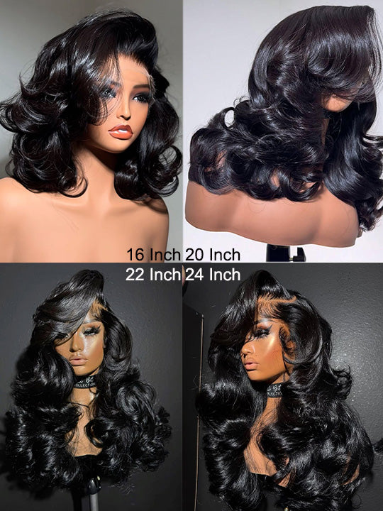 250% Density Peacock Curls 13X6 Full Lace Frontal Glueless Wig Pre Styled Ready to Wear Wig