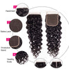 Water Wave 3 Bundles With 4*4 Lace Closure 10A Brazilian Human Hair Weave - KissLove Hair
