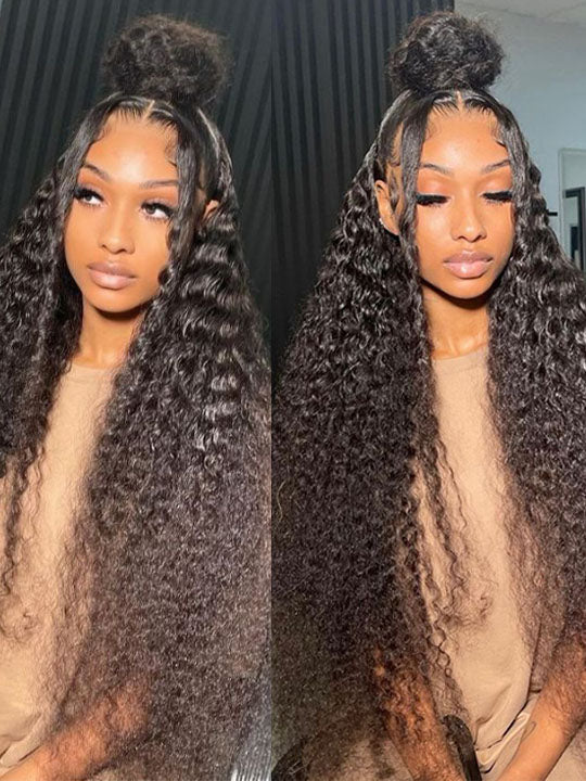 Kisslove Invisi-Drawstring Water Wave 360 Lace Frontal Wig Pre Everything Glueless Lace Wigs - Kisslove Hair