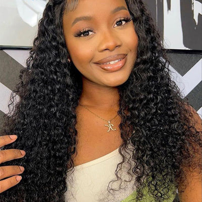 [70% Off] Deep Wave 5x5 Lace Closure Wig Pre Plucked Bye Bye Knots Wigs - Kisslove Hair