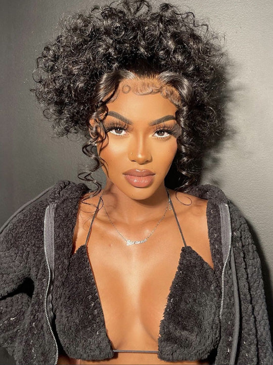 [Flash Deal] Invisi Drawstring 360 Lace Wig 3D Body Wave / Water Wave / Kinky Curly Wig on Sale
