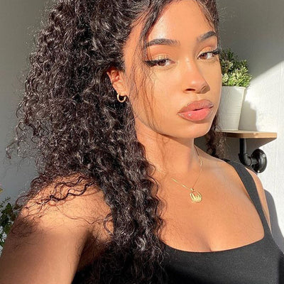 [Flash Deal] Water Wave Classic 360 Lace Wig Pre Plucked 100% Human Hair Wigs - KissLove Hair